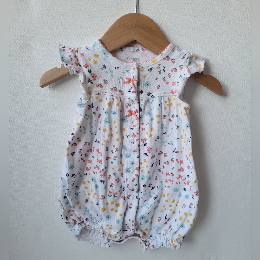 Multicolor Floral Baby Romper